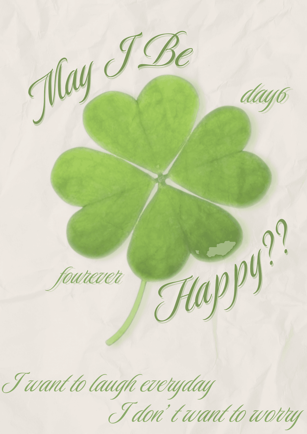 day6 happy lyrics poster ⭑.ᐟ