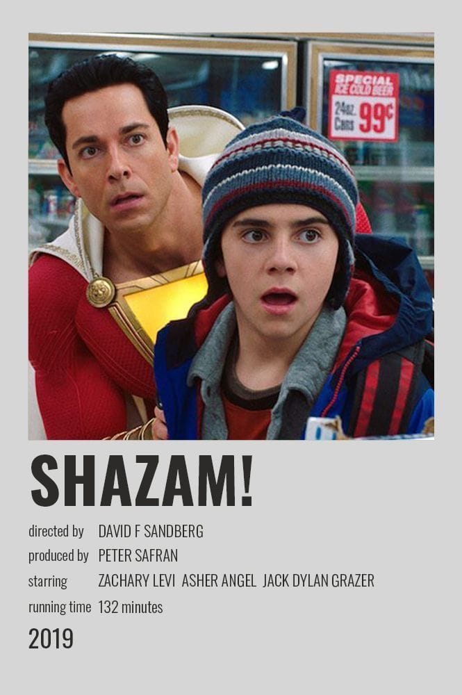 Shazam poster