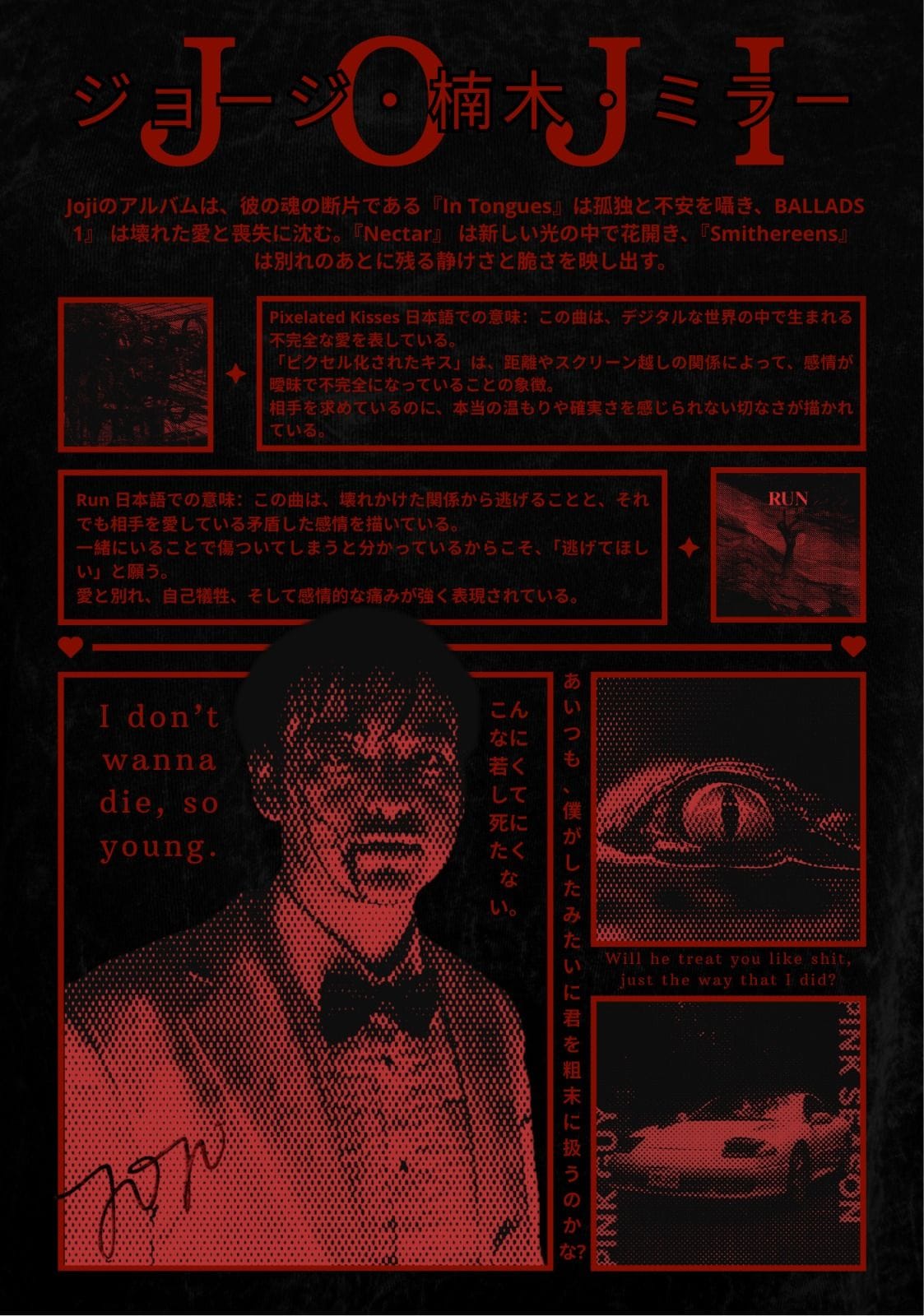 Joji Brutalism poster