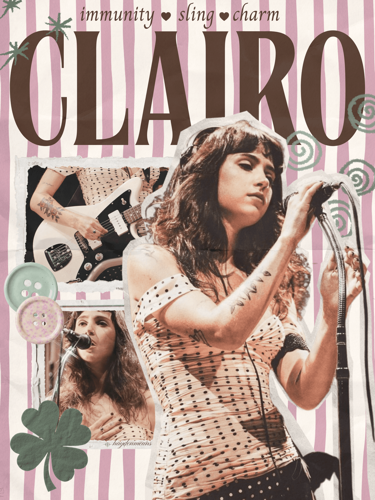 clairo wall print