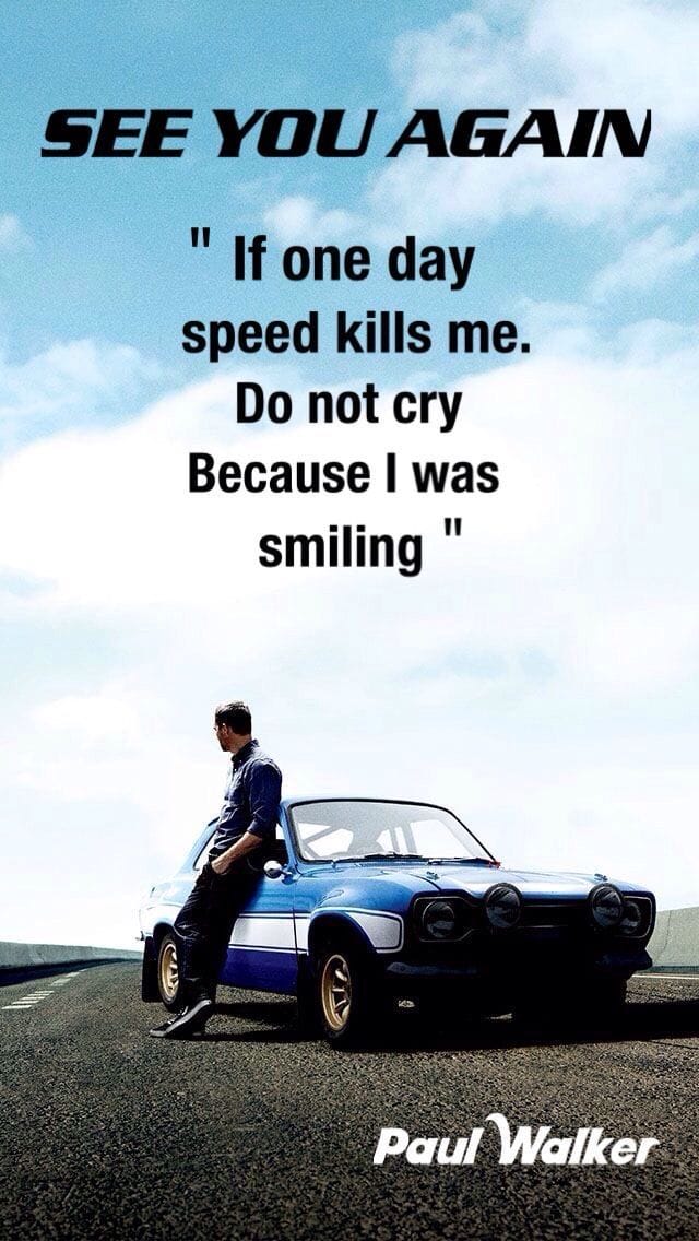Paul Walker poster