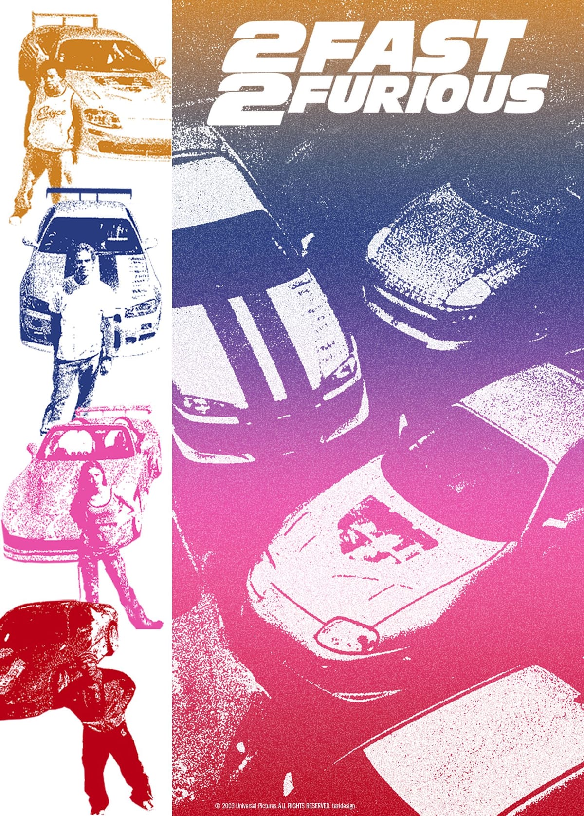 2 Fast 2 Furious Poster
