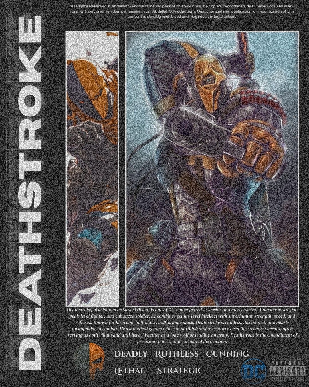 Deathstroke Poster.