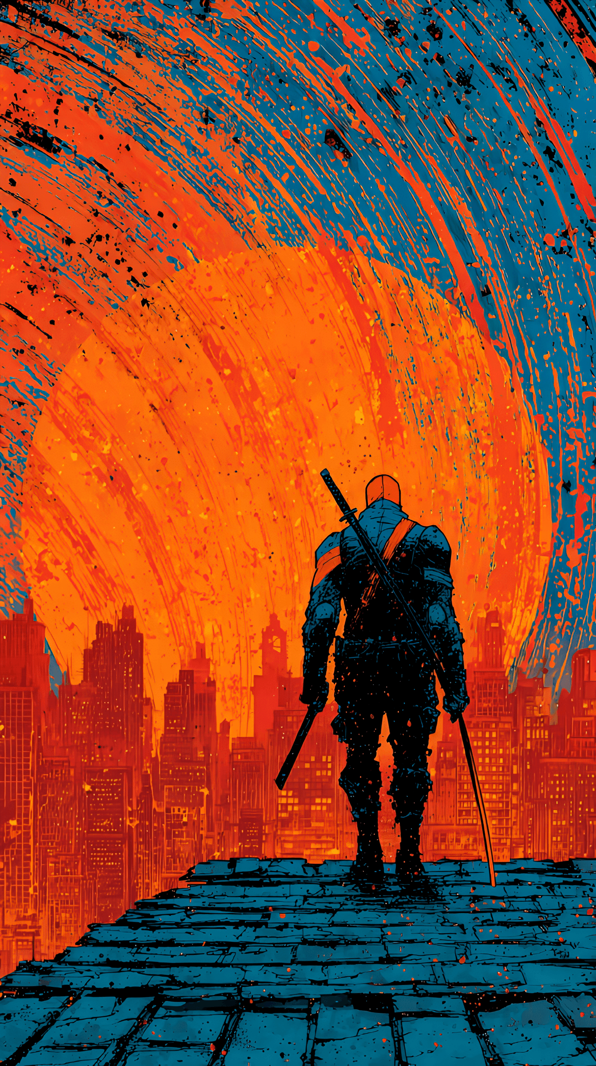 Deathstroke in sunset #3