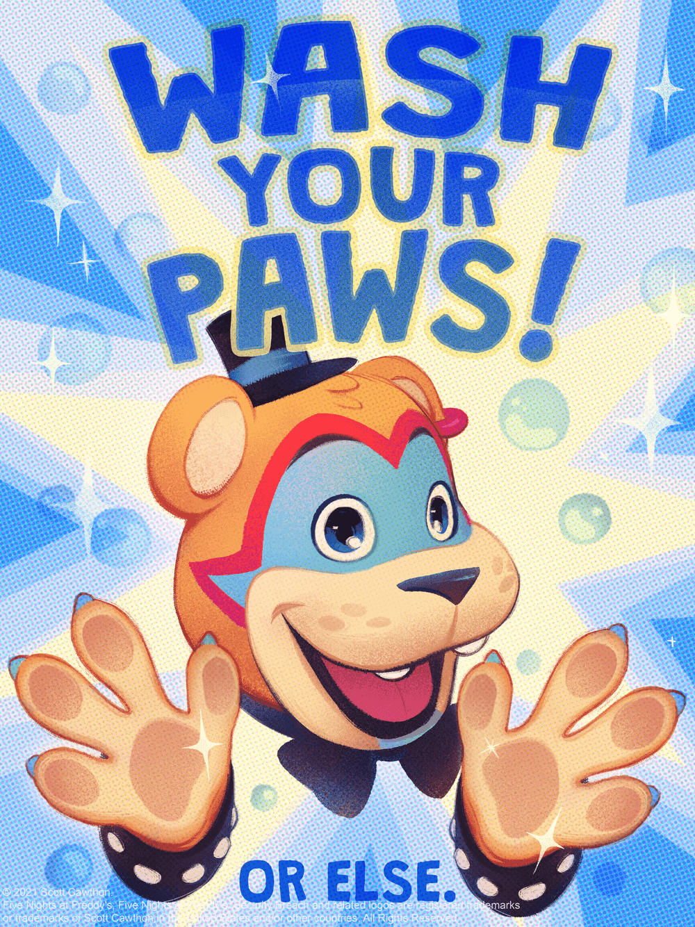 Wash Your Paws Poster