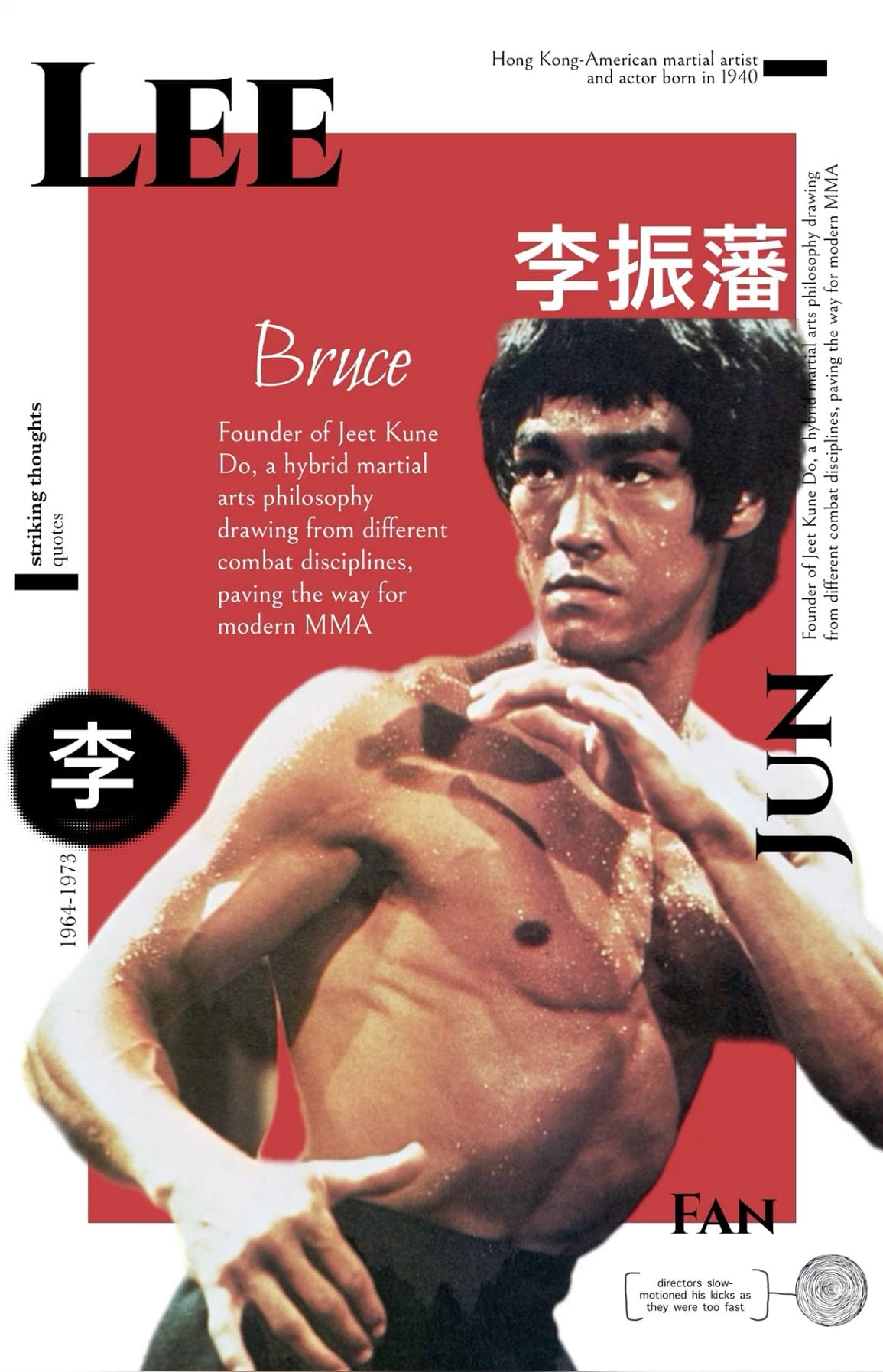 Bruce Lee poster