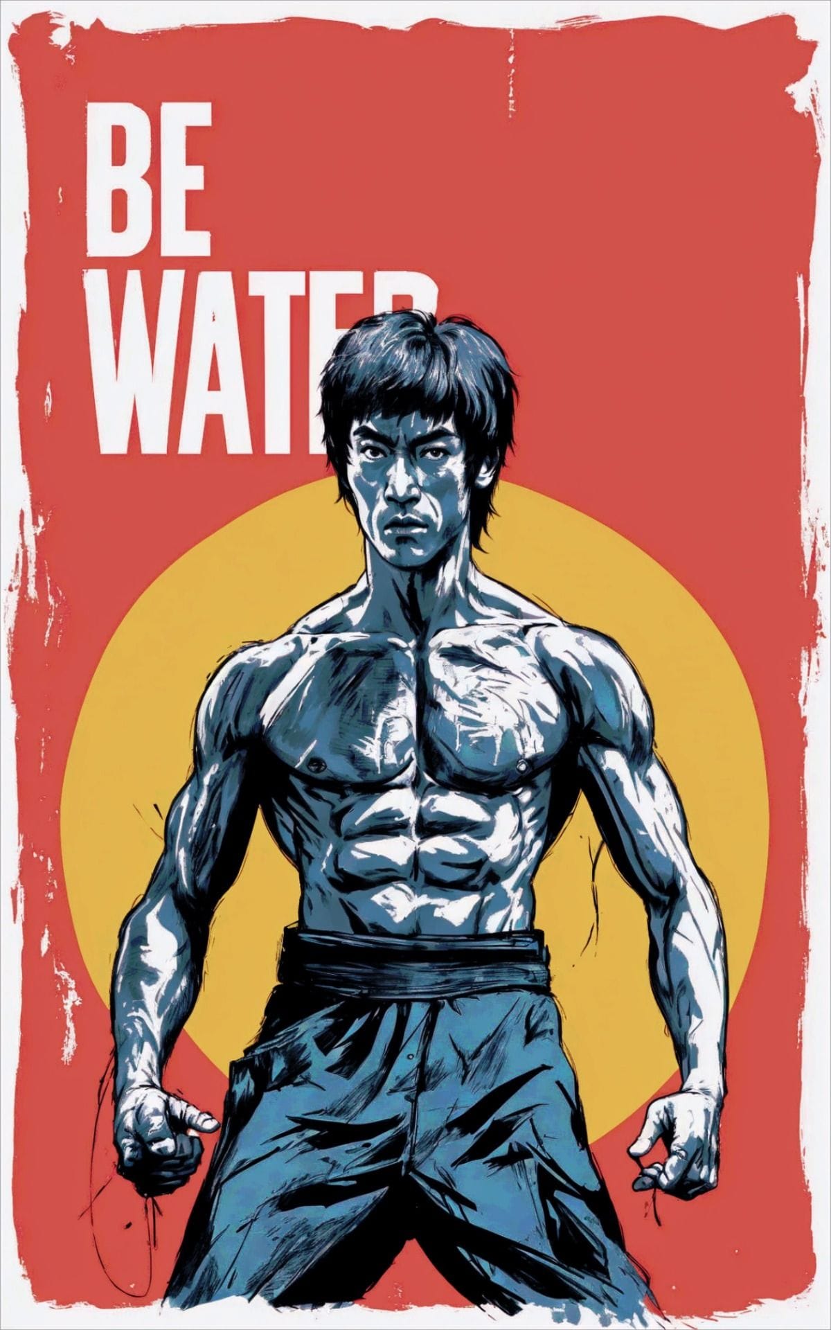 Bruce Lee Art Poster