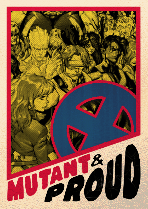 X-Men Poster Mutant And Proud Design