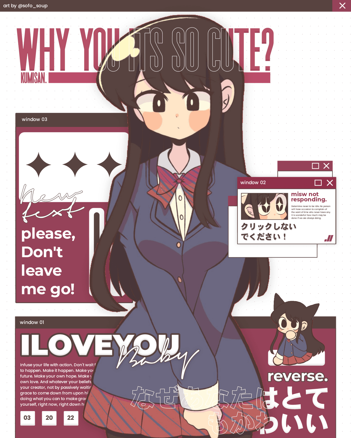 WHY YOU IS SO CUTE?