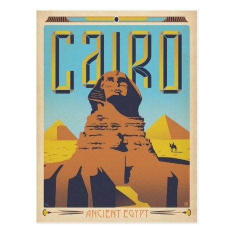 Cairo, Egypt Postcard | Zazzle