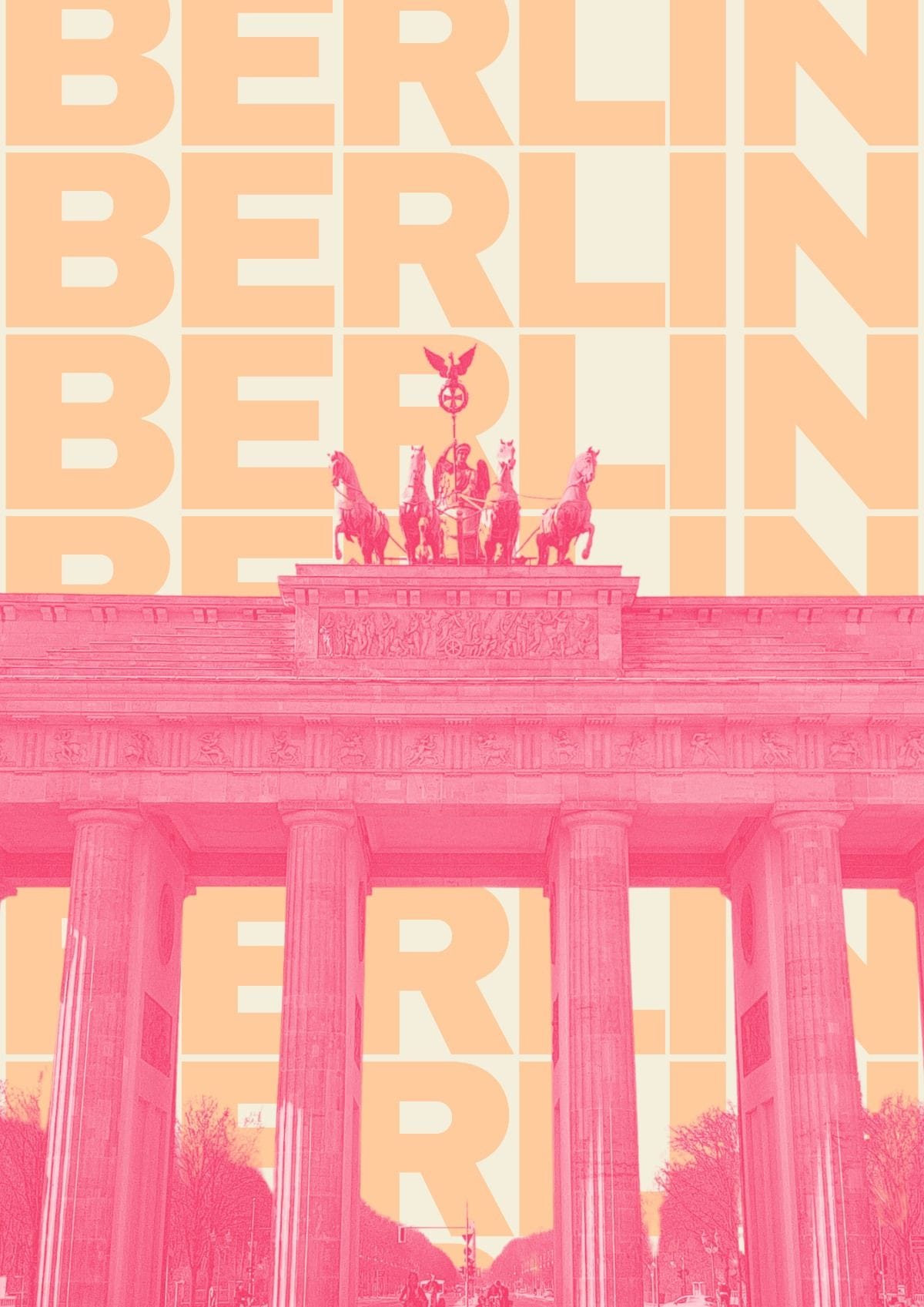 Berlin Travel Keepsake Poster