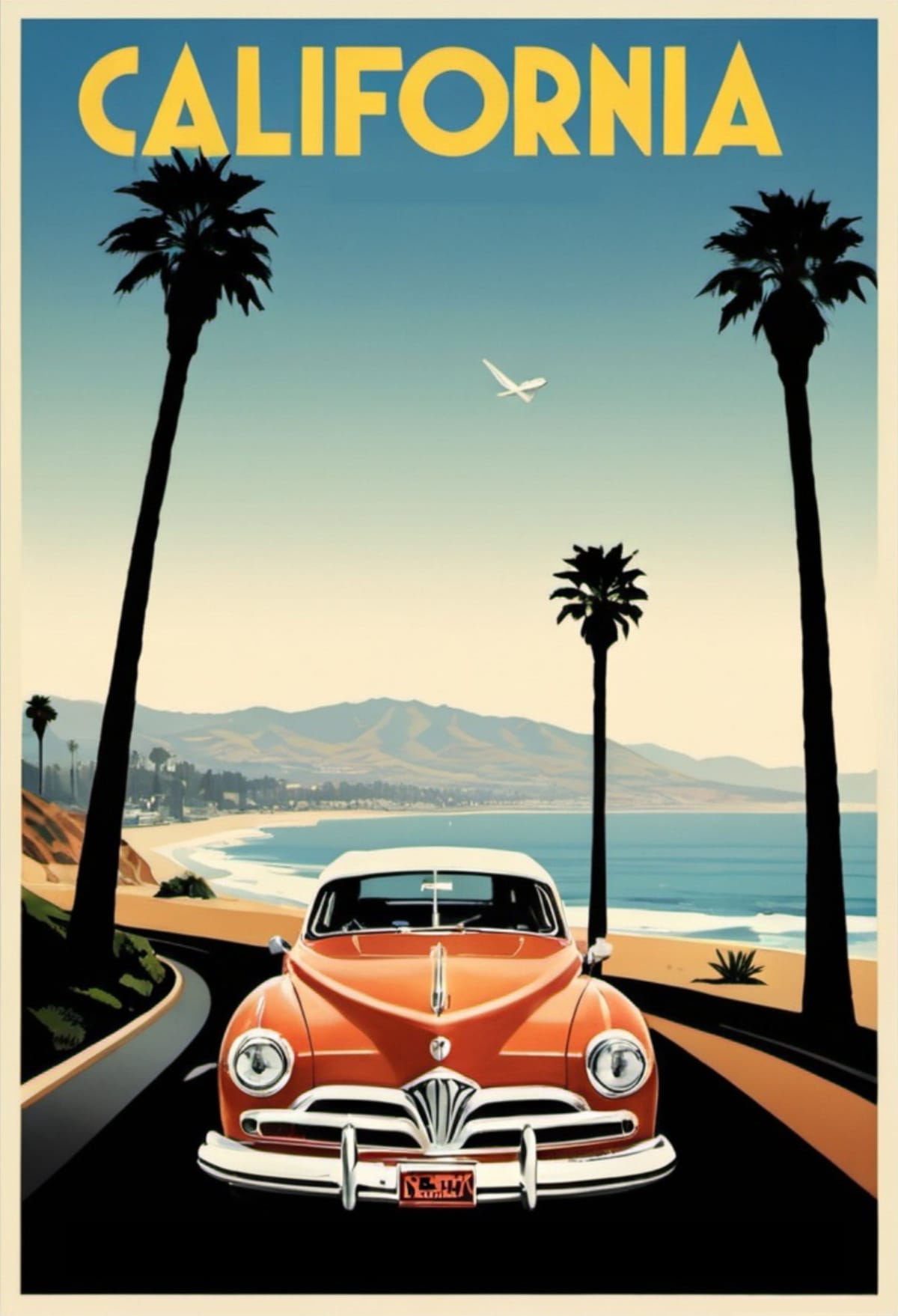 Vintage Poster Cross Stitch Pattern