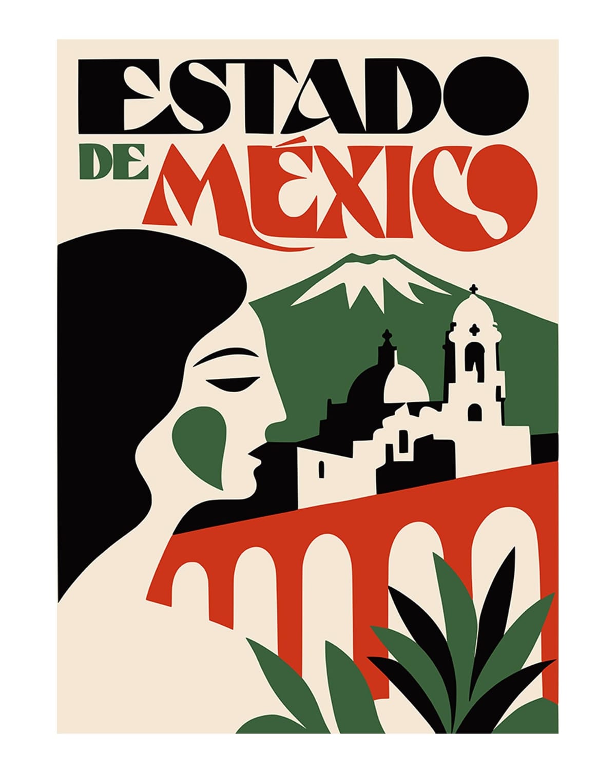 Estado De México Poster - Framed / Unframed Giclée Fine Art Print - Mexican Decor - Etsy