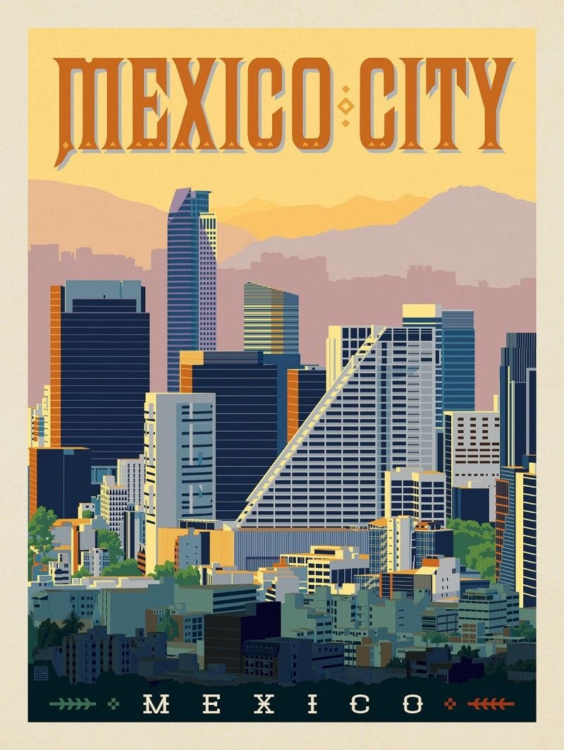 Mexico city poster