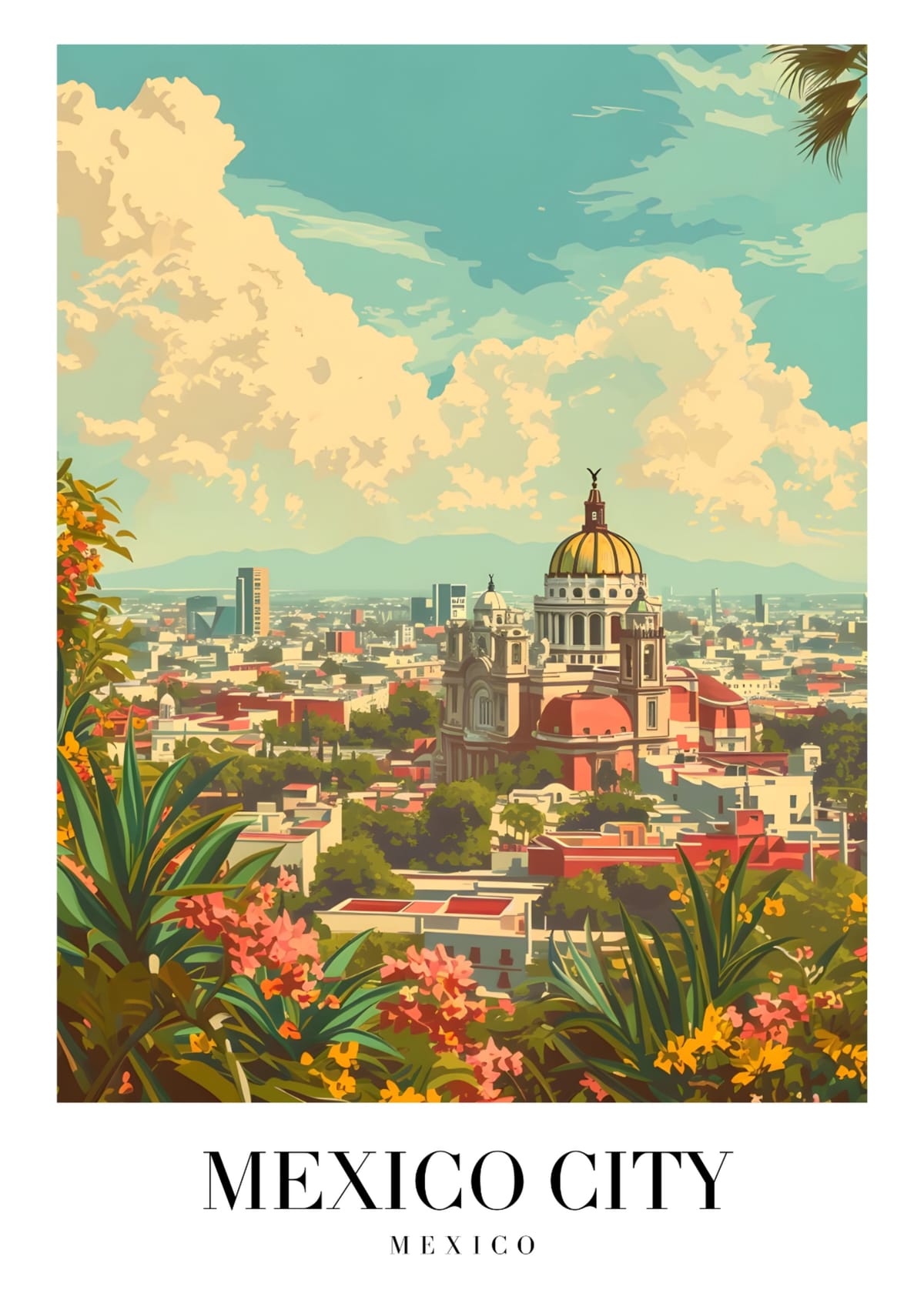 Mexico city poster