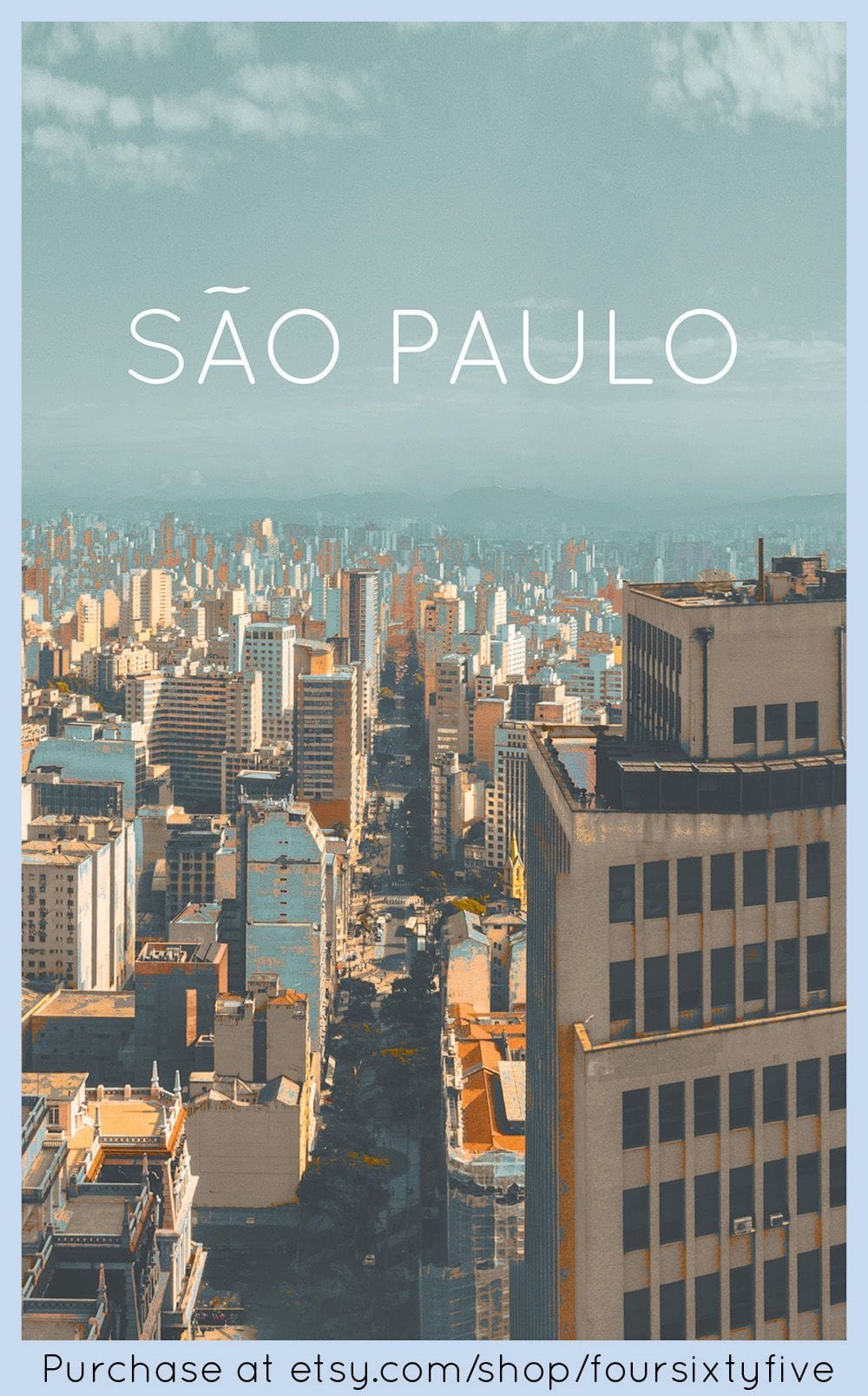 Sao Paulo, Brazil Poster