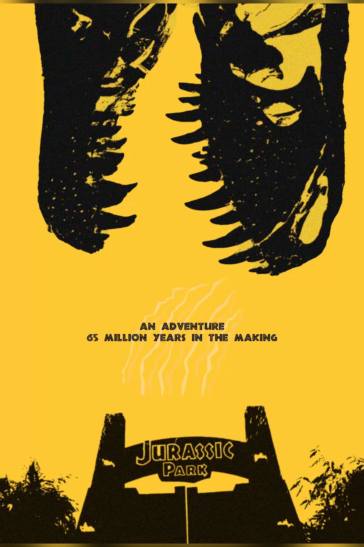jurassic park poster redesign