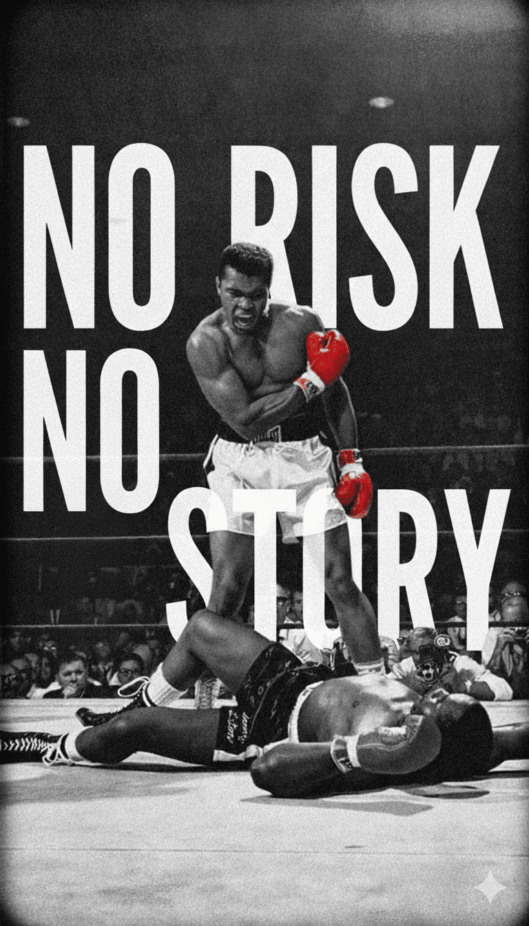 MUHAMMAD ALI NO RISK NO STORY