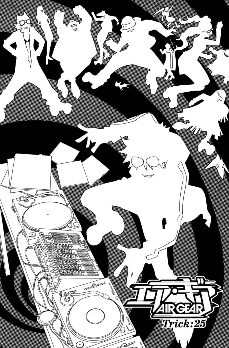Air gear trick 25 art