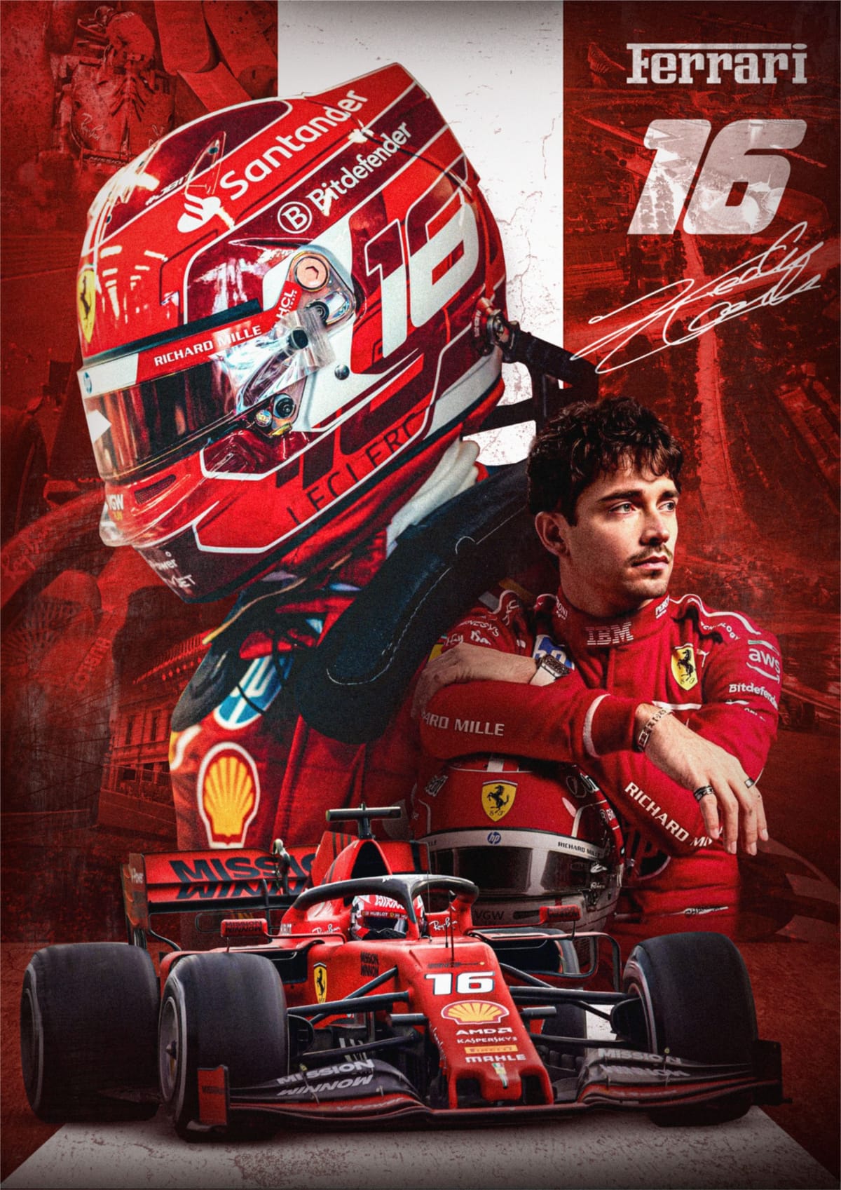 Poster№2 Charles Leclerc
