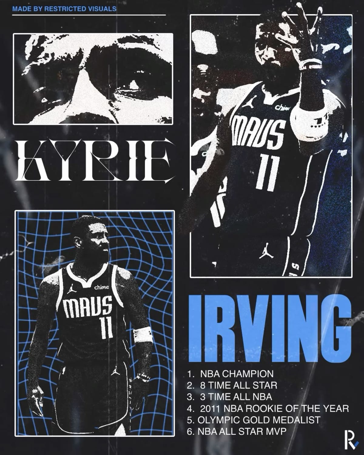Kyrie Irving graphic poster