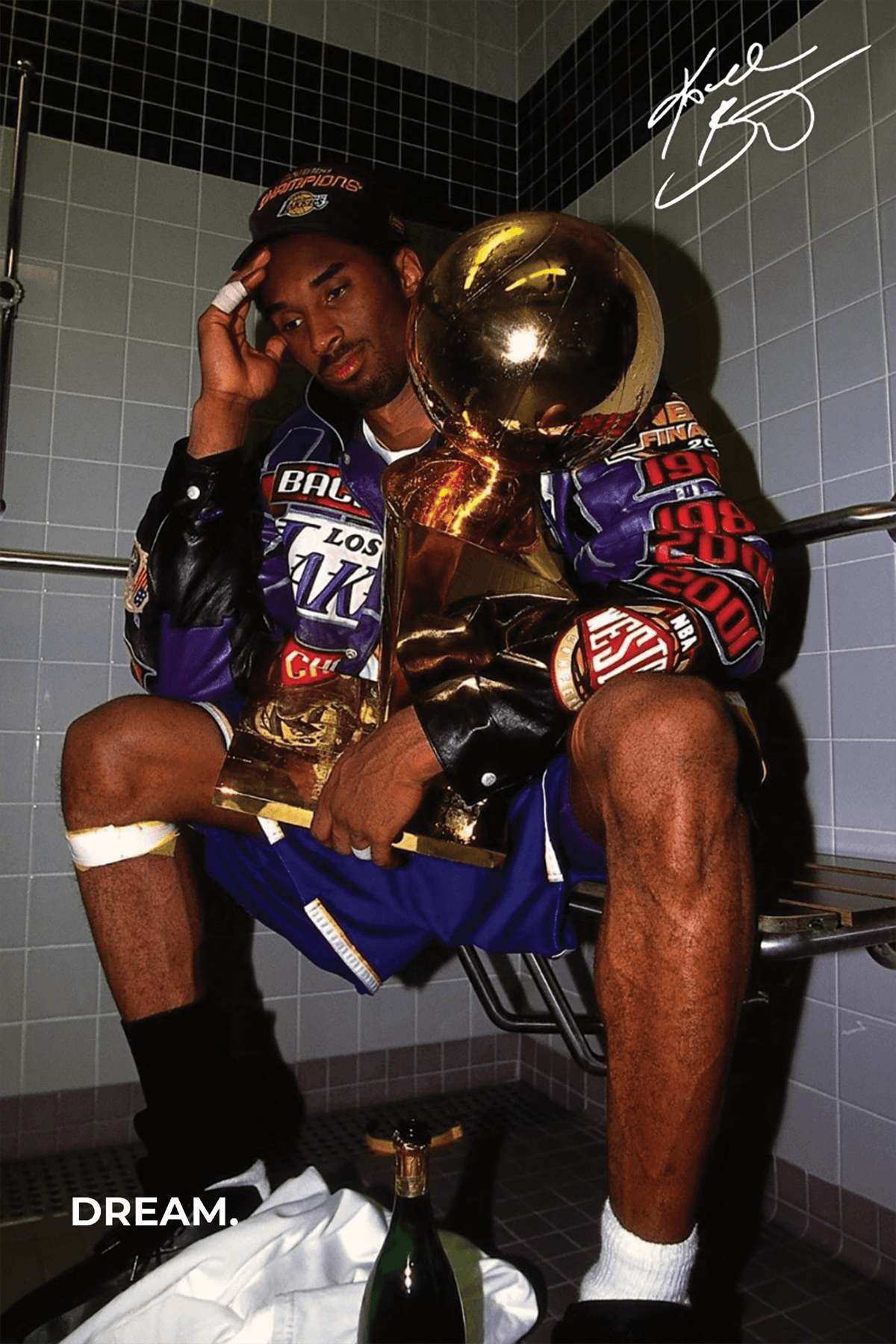 Kobe Bryant Champion Poster – Mamba Mentality Wall Art