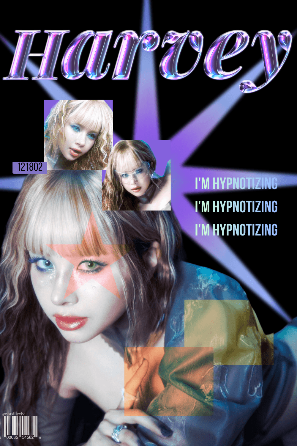 Y2K Cyberpunk Aesthetic Photo Edit | Y2K Inspo | Harvey