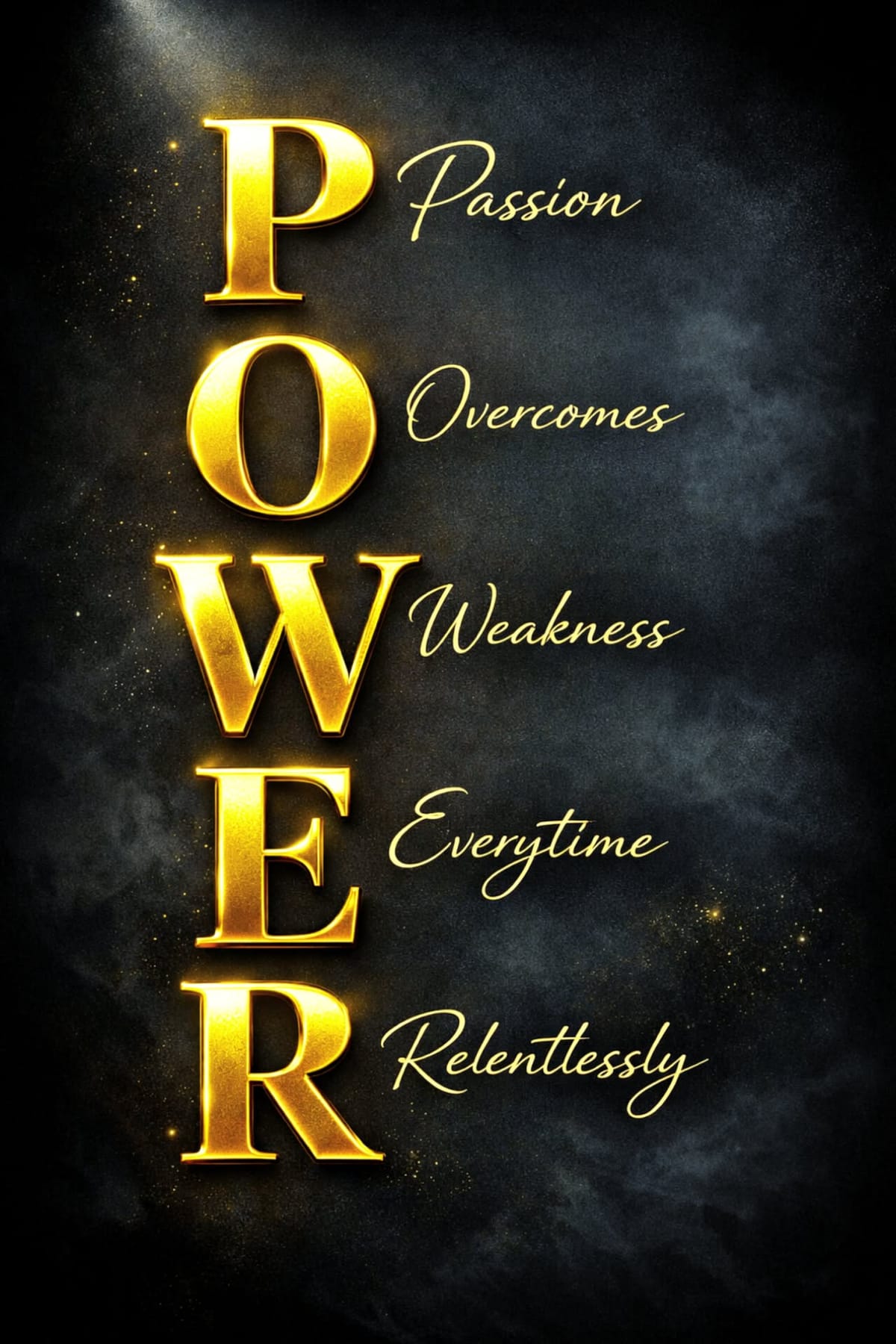 POWER Motivation Quote Poster
