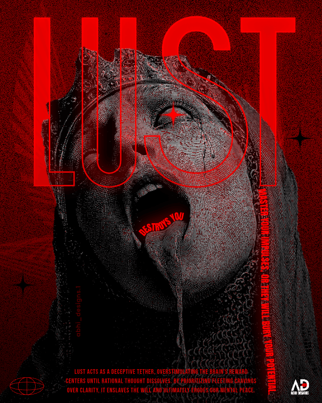 LUST - 7 deadly sins poster series; part 1