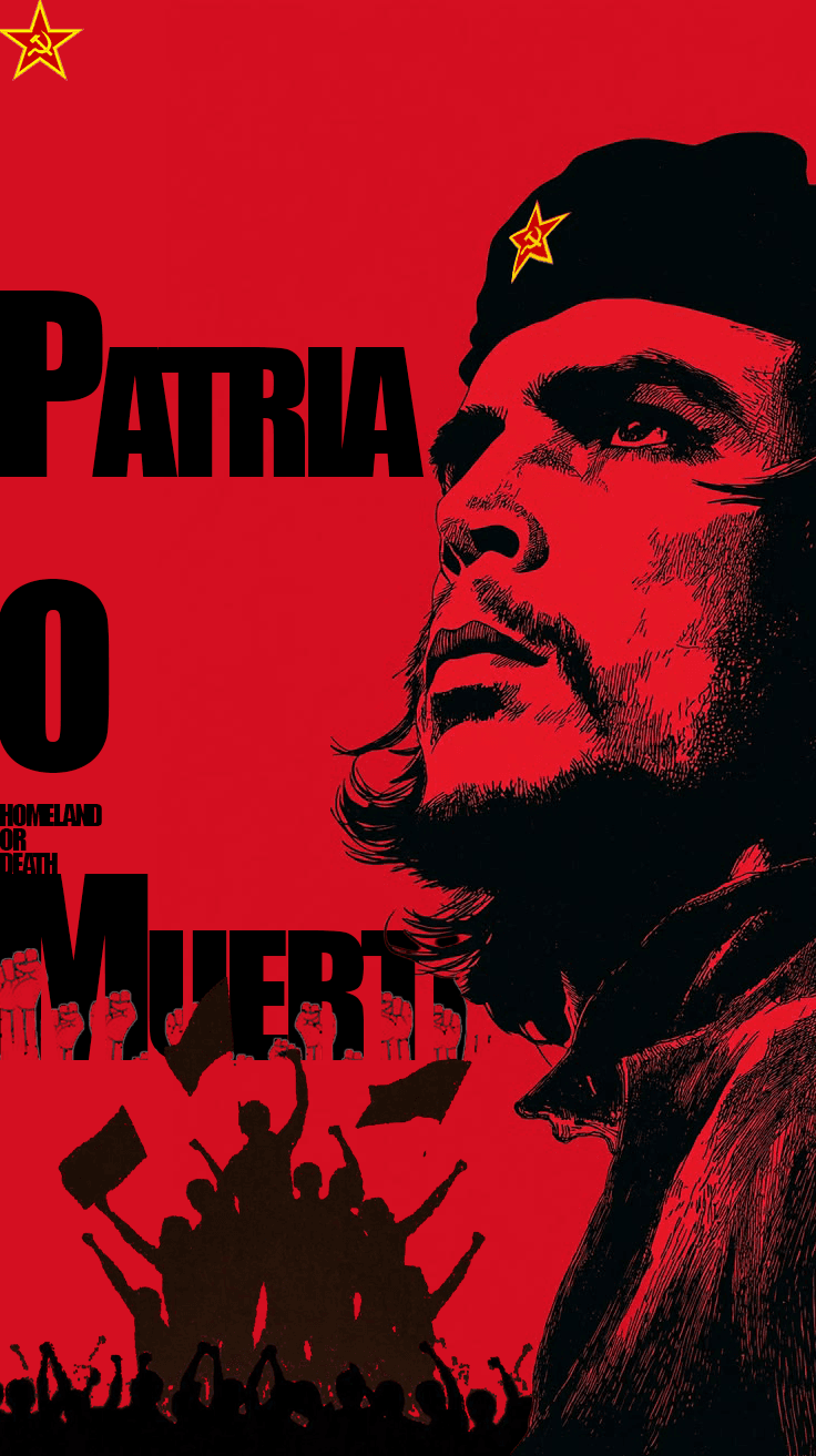 Che Guevara Portrait-HD Wallpaper For Mobile