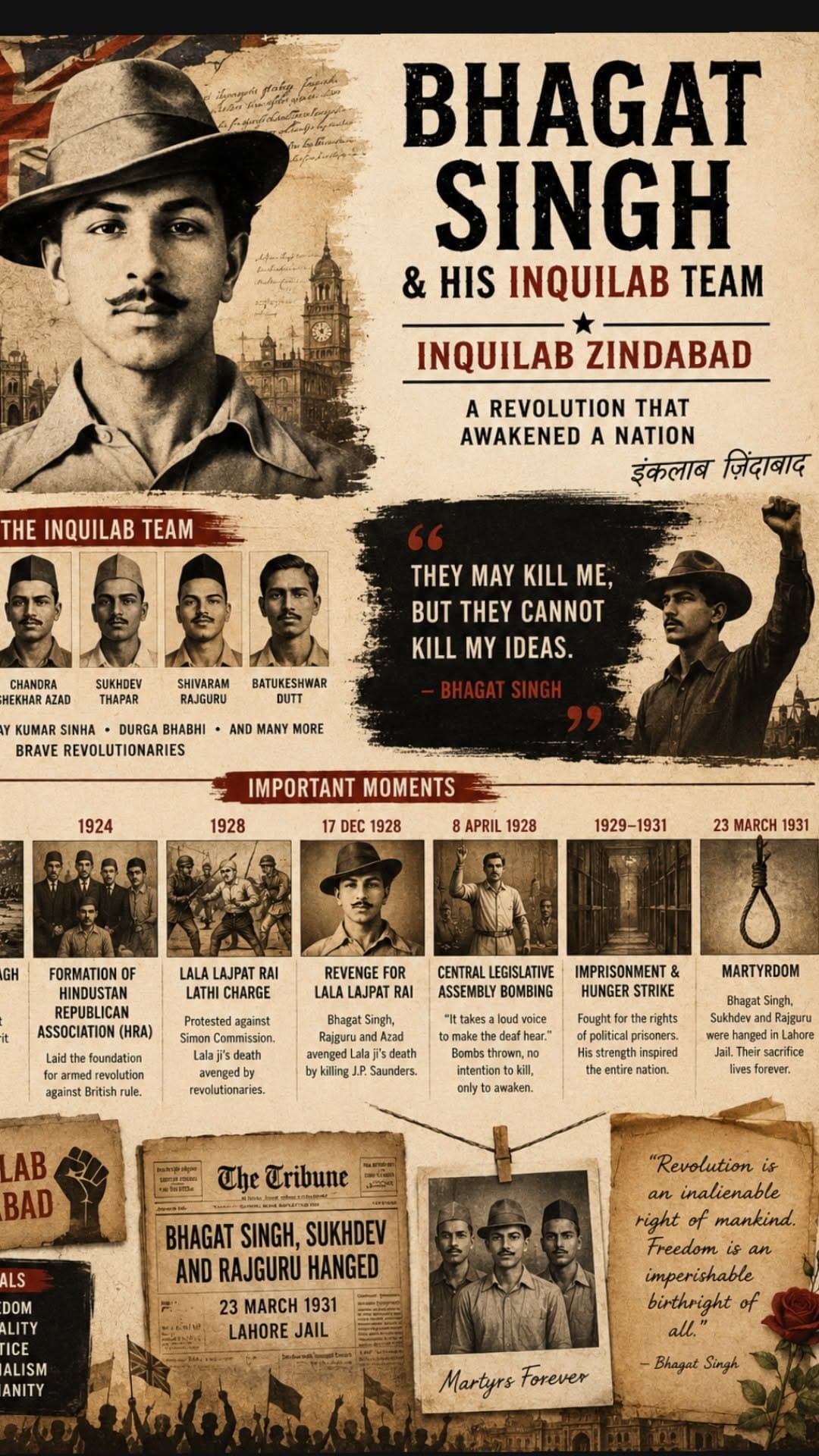 Bhagat Singh poster