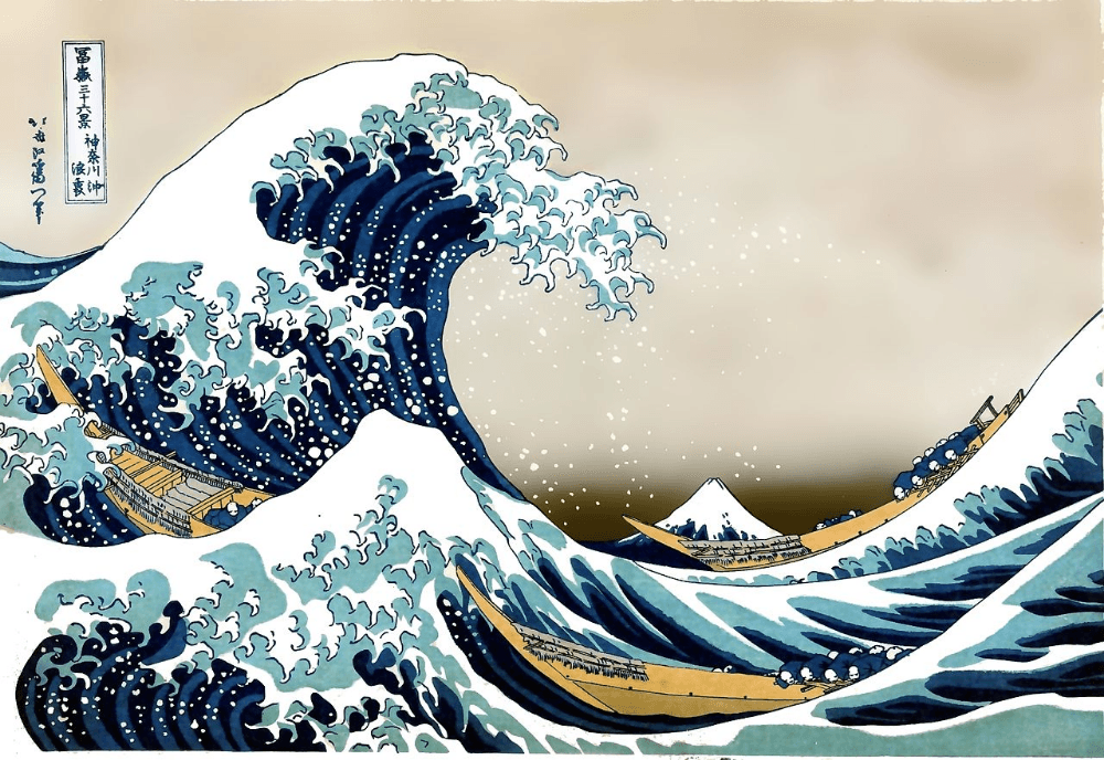 The Great Wave poster