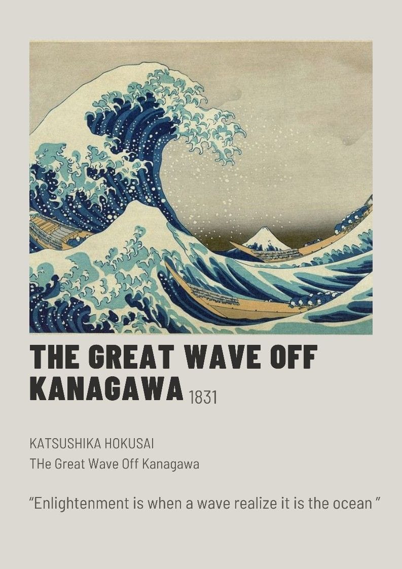 The Great Wave poster