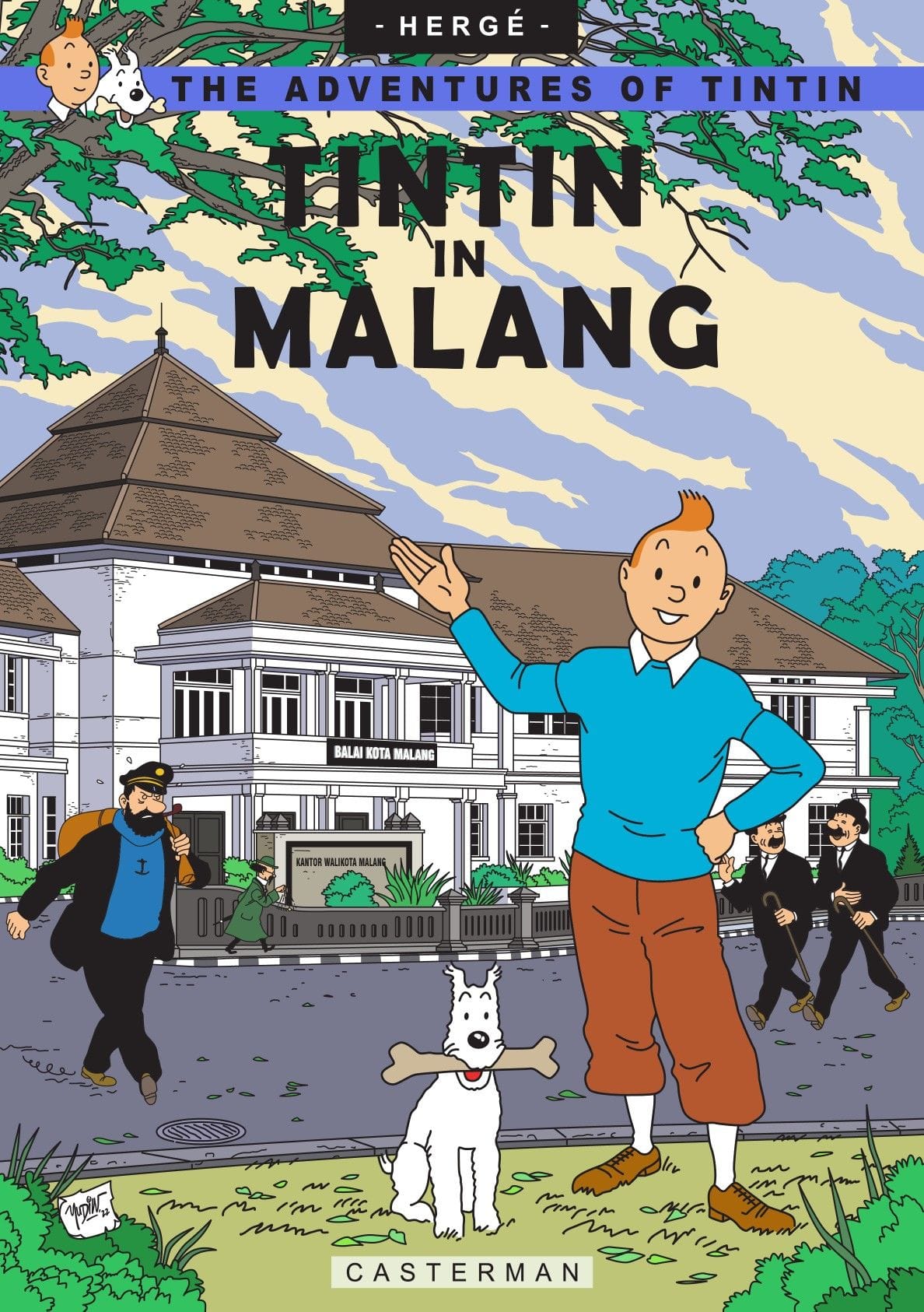 Tintin in Malang Indonesia