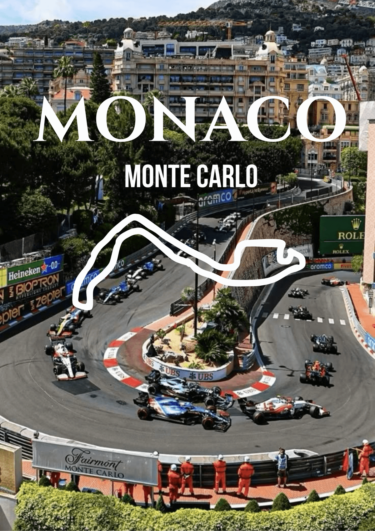 monaco gp poster