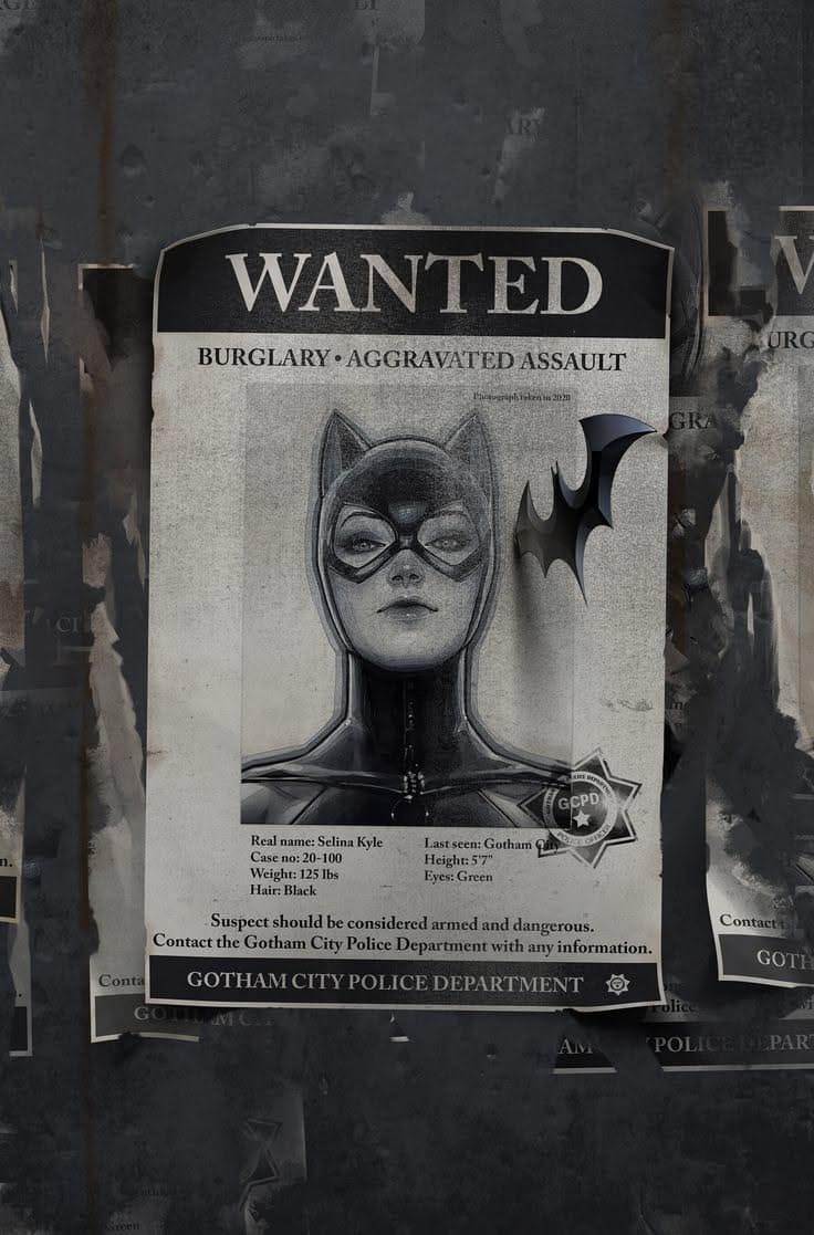 Catwoman GCPD Wanted Poster
