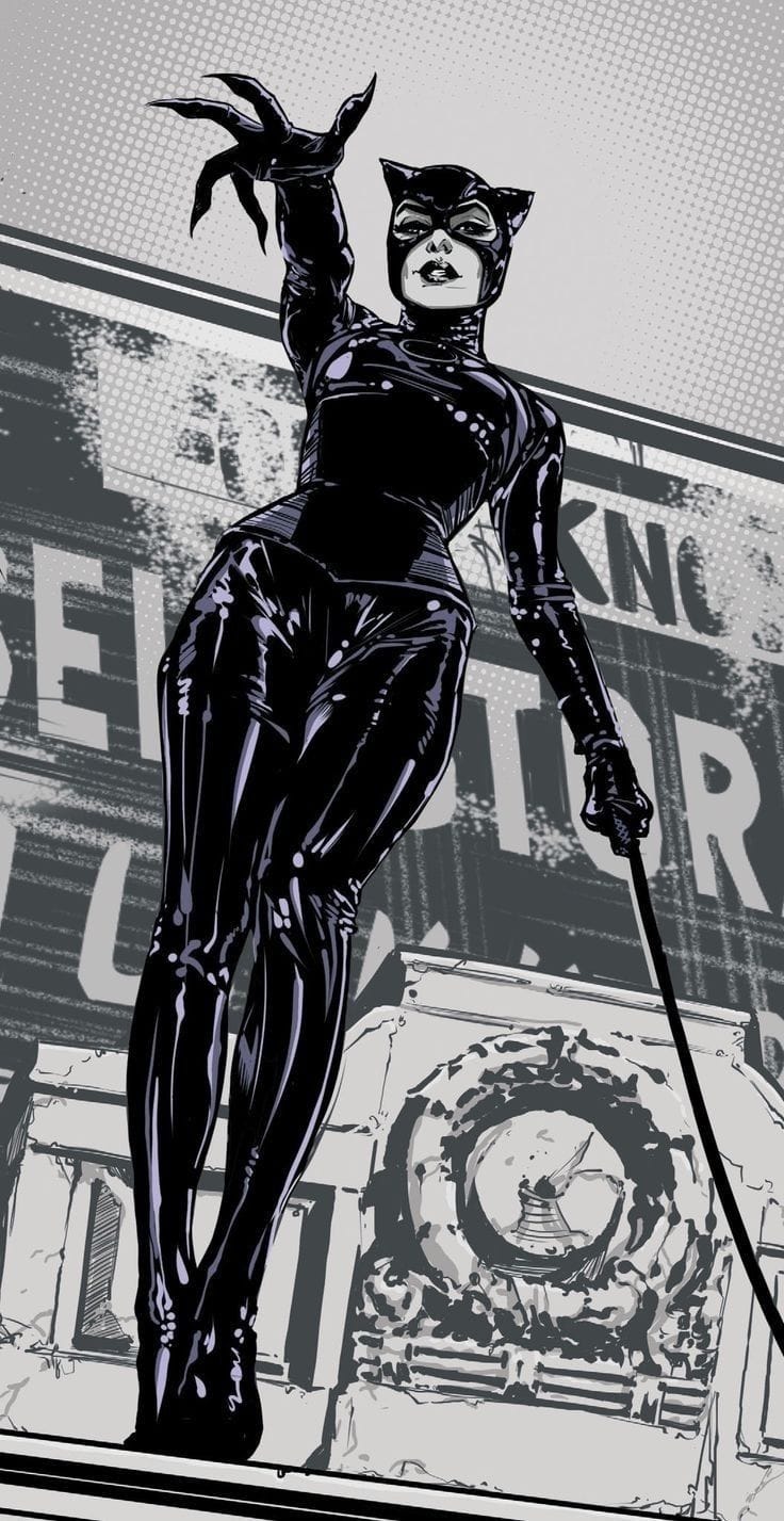 Cat woman poster