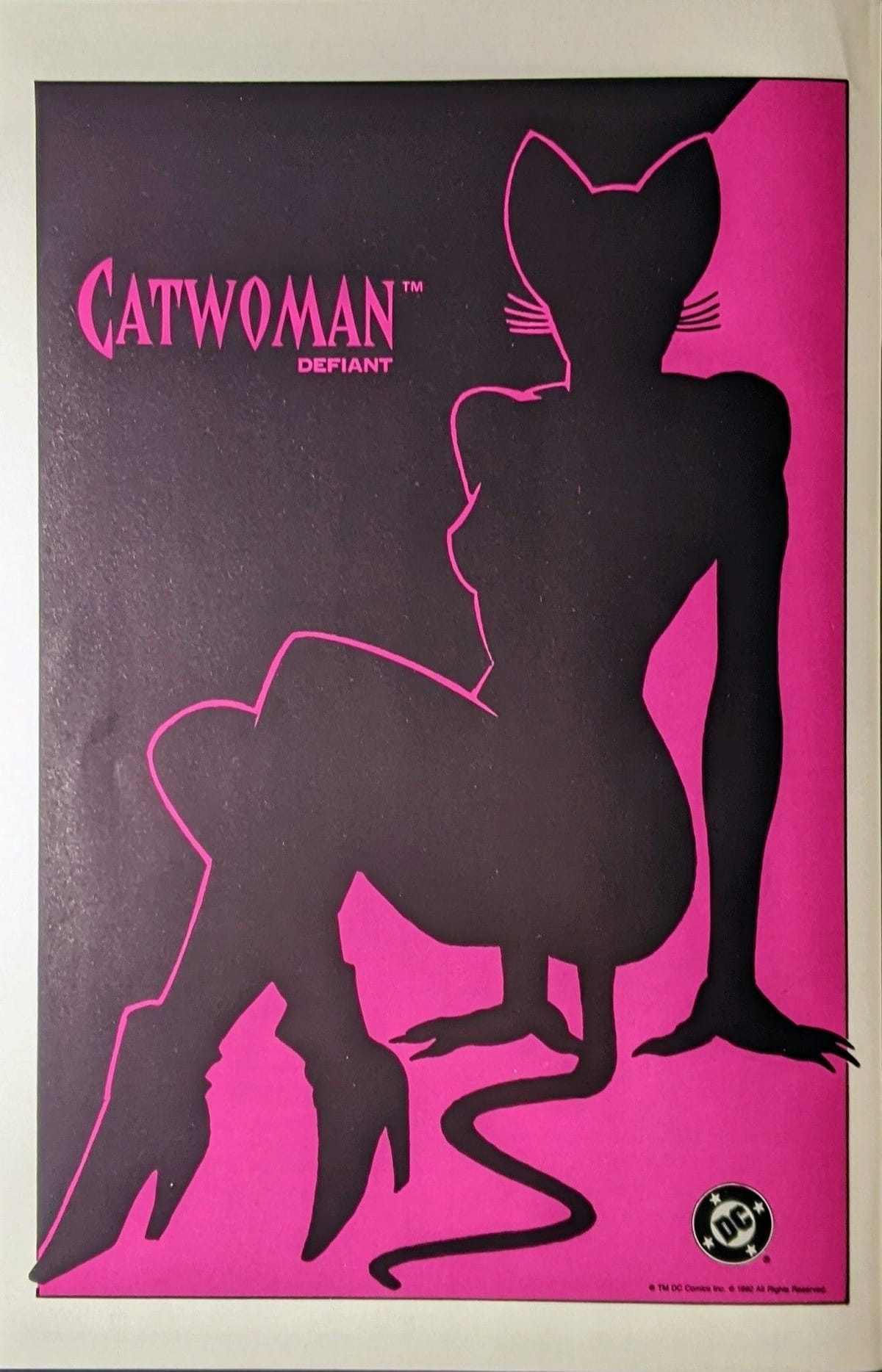 Cat woman poster