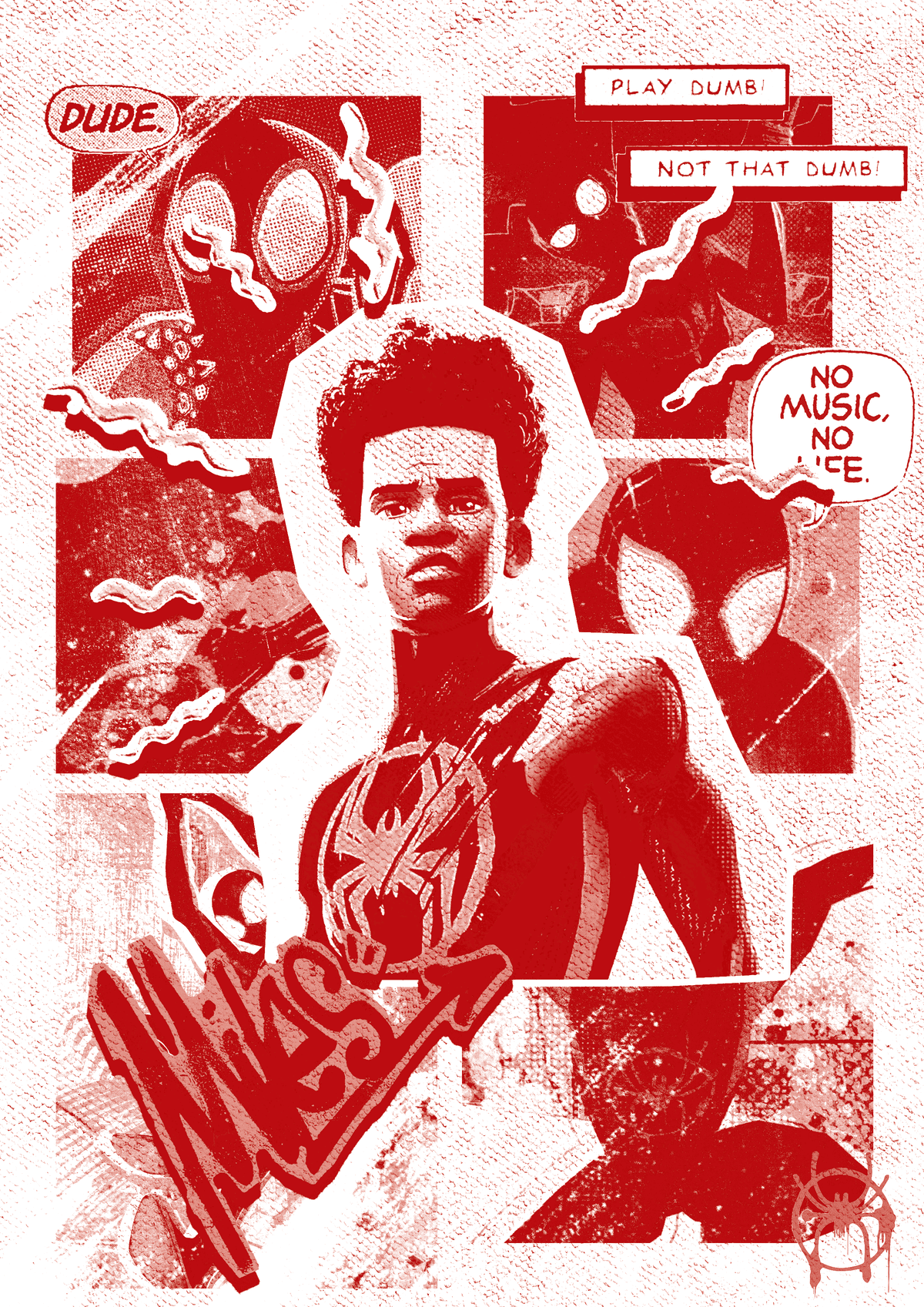 Spider-man graphic poster