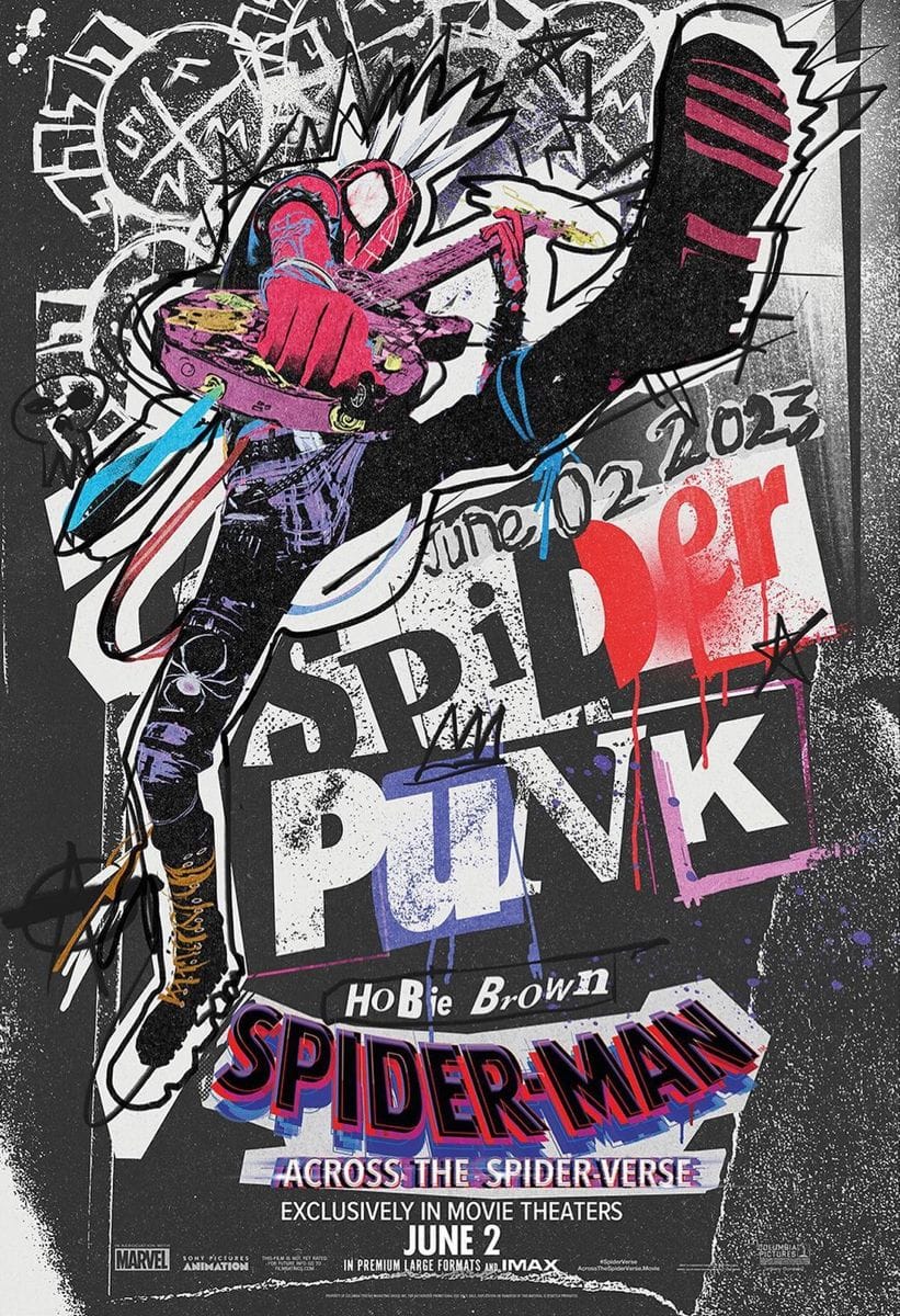 Spider Punk Poster Hobie Brown