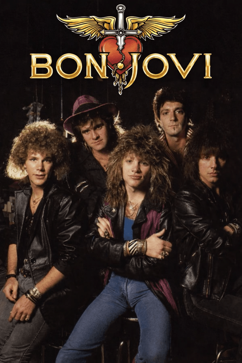 Bon Jovi 80s poster