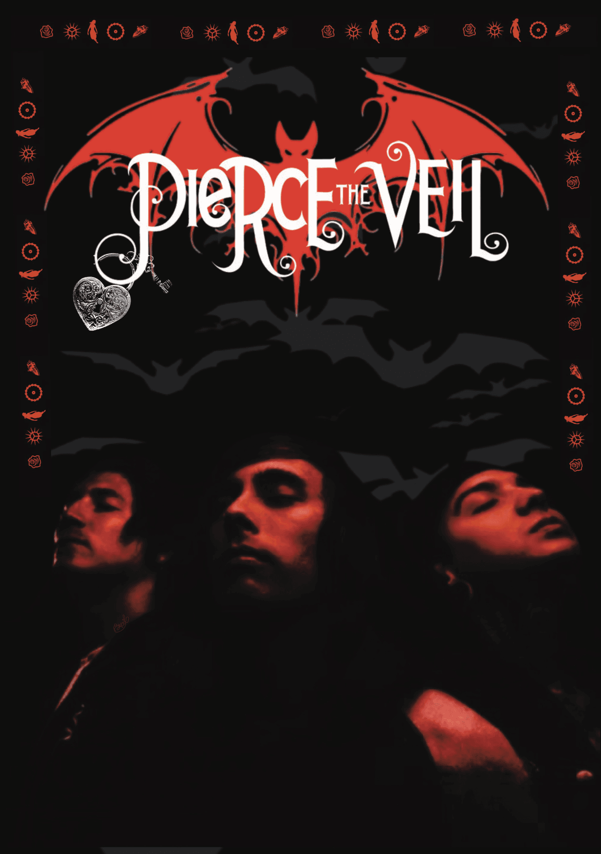 Pierce the veil poster made by art.seville on insta