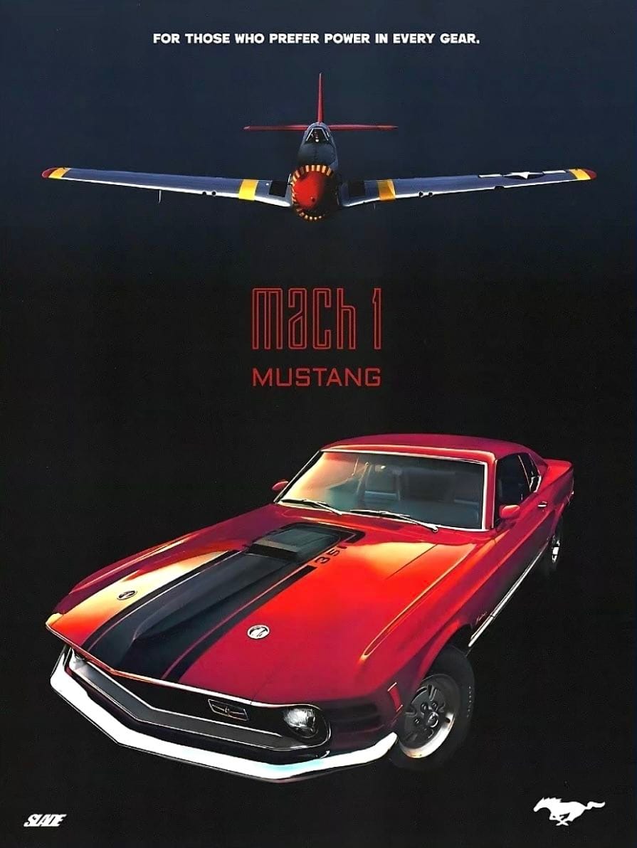 1969 Mustang poster