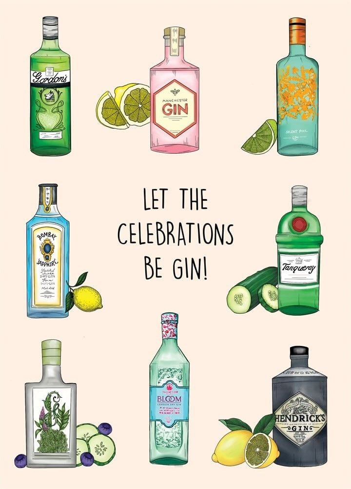 Keep your gin up poster