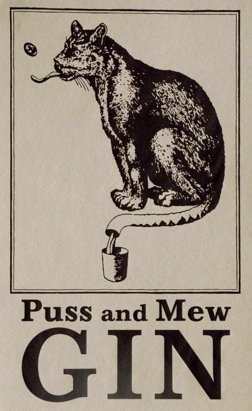 Keep your gin up poster