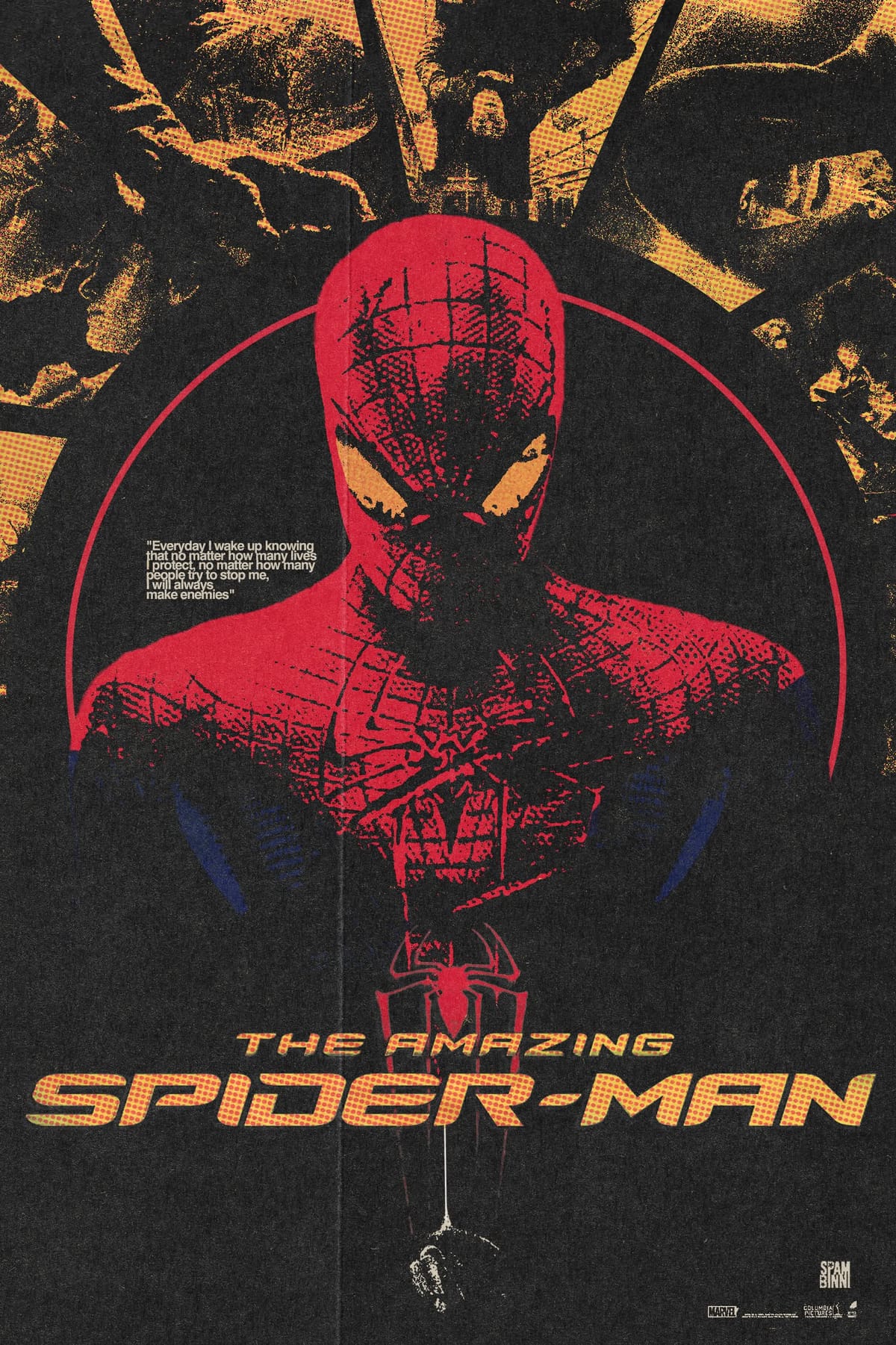 SPIDER-MAN | MARVEL | POSTER | ANDREW GARFIELD | PETER PARKER