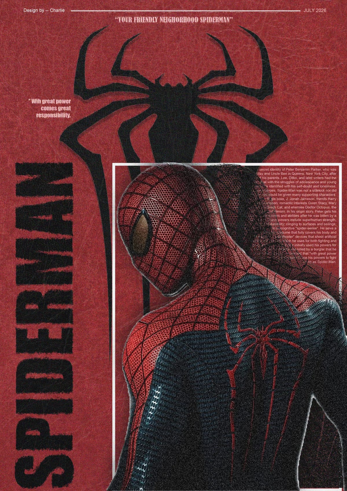 spider man poster