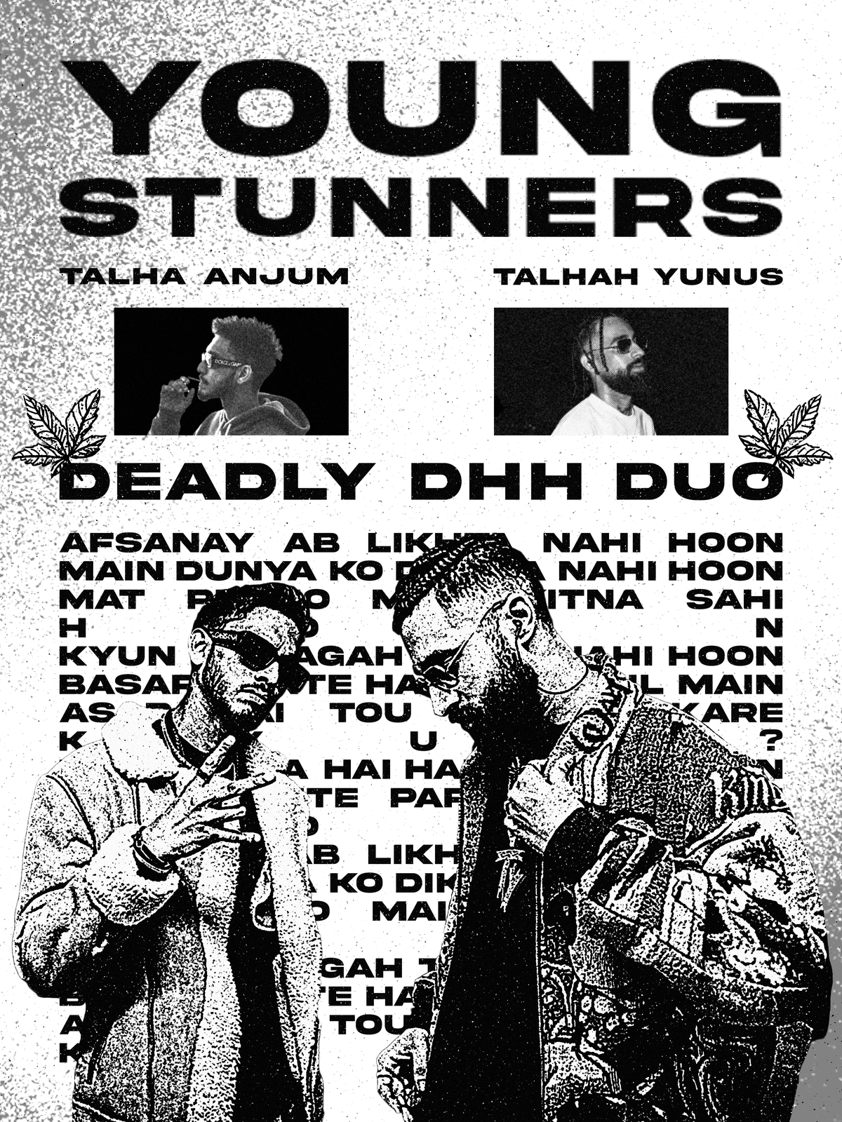 Young Stunners Talha Anjum And Talhah Yunus DHH Poster Design