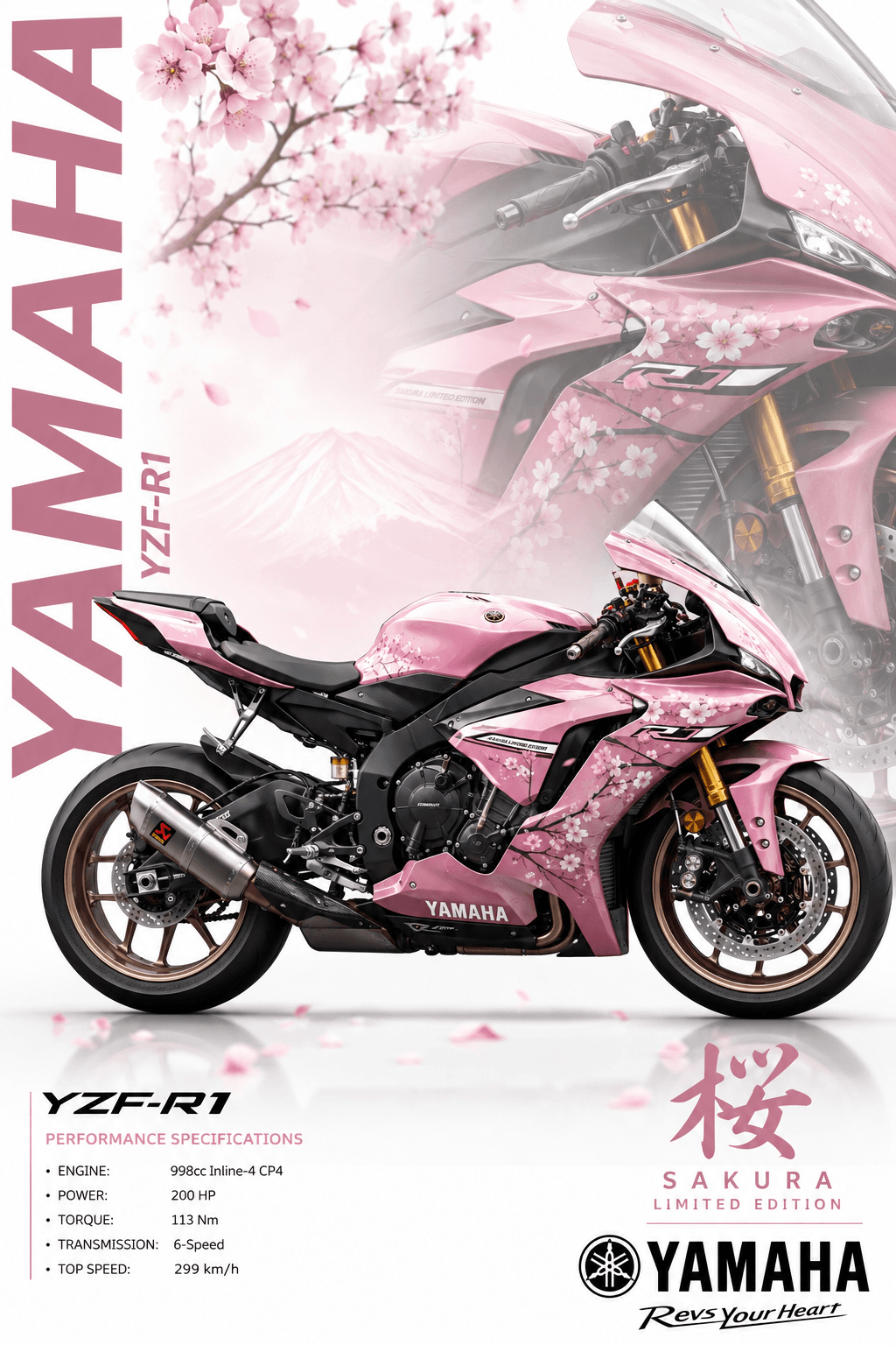 Yamaha YZF- R1 poster