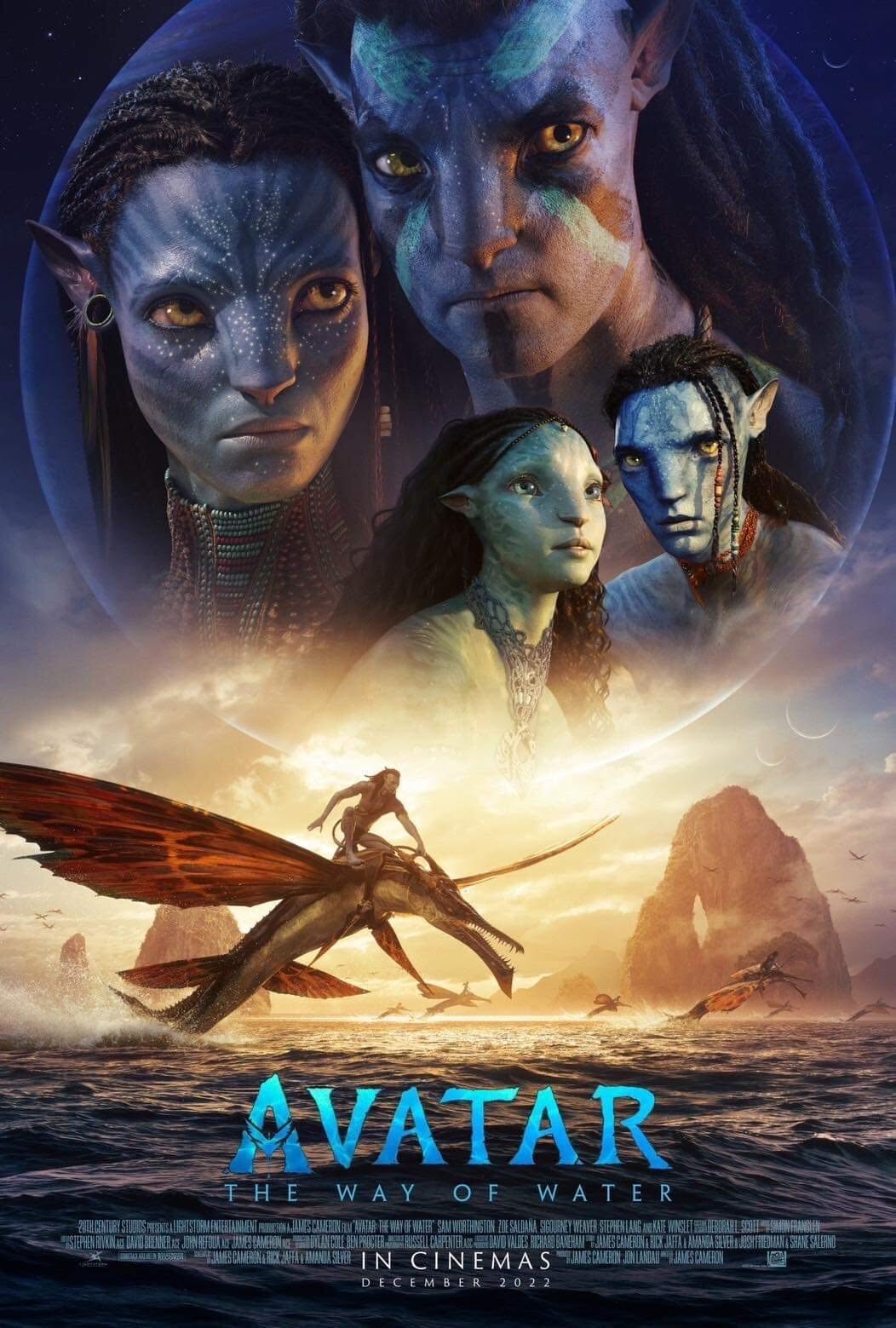Original Avatar Way Of Water Final 1 Sheet 27x40 Ds